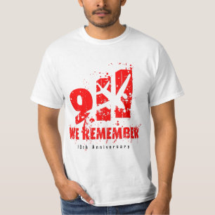 9/11 - 10th Anniversary Tee Shirt "we remember"