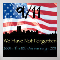 9/11 10th Anniversary WTC and the Flag