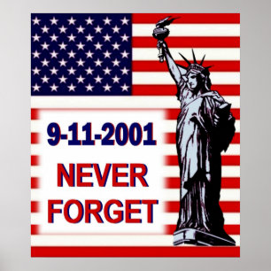 9-11-2001-Never Forget Poster