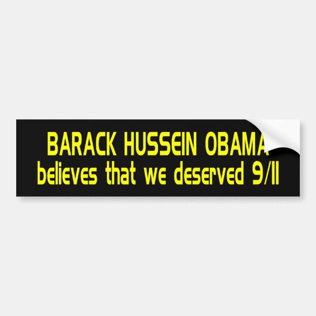 9/11 BUMPER STICKER (Front)