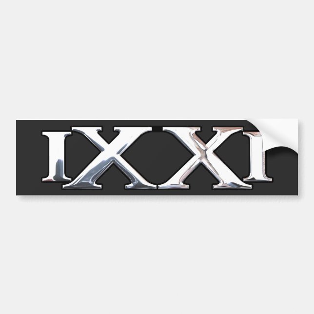 9/11 (IXXI) memorial sticker (Front)