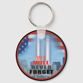 9/11 Keychain - We Will Never Forget