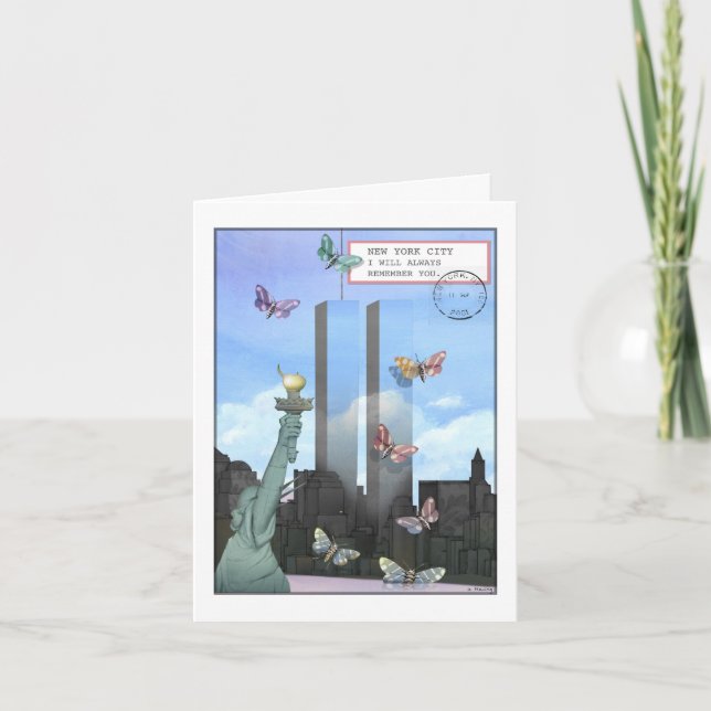9/11 - Le World Trade Center dans la carte diurne (Devant)