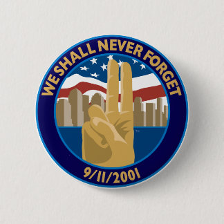 9/11 Memorial Symbol Button