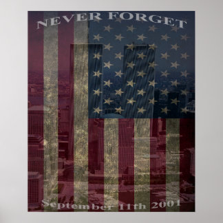9/11 Never Forget - Poster