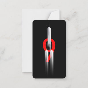 9 11 Never Forget Remember 9.11.2001 Memorial Card