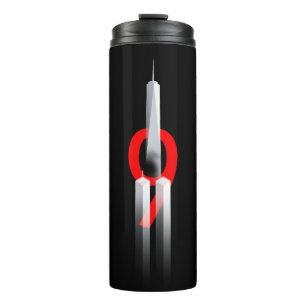 9 11 Never Forget Remember 9.11.2001  Memorial Thermal Tumbler