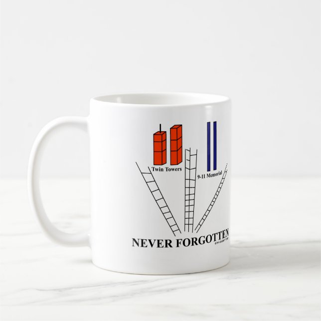 9/11 Never Forgotten Mug (Left)