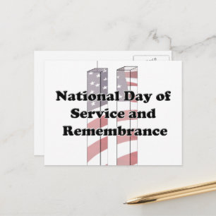 9-11 Remembrance  Day - Patriot Day Postcard