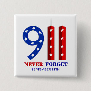 9/11 September 11th - Never Forget - WTC Pins