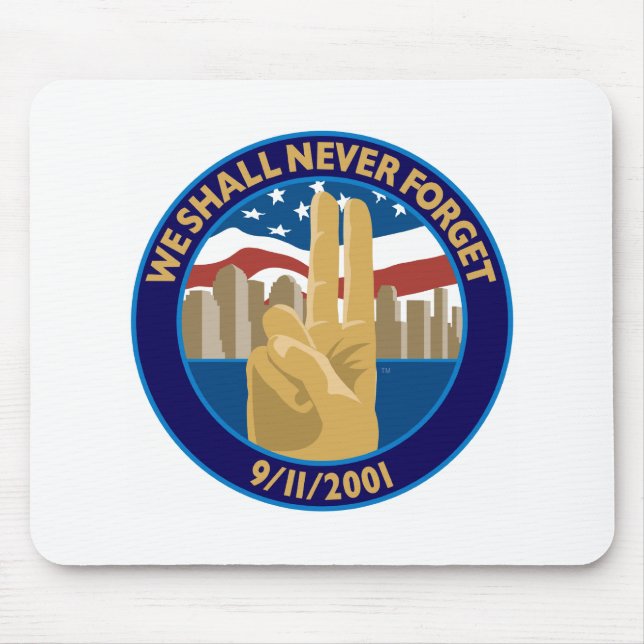 9/11 tapis de souris commémoratif de symbole (Devant)