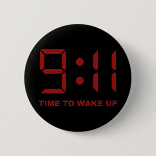 9:11 Time to wake up 2 Inch Round Button