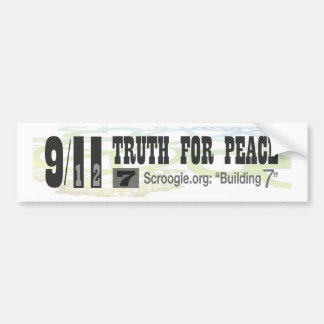 9/11 Truth For Peace - Scroogle.org: "Building 7" Bumper Sticker