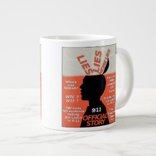 9-11 Truth Official Story Lies Large Coffee Mug