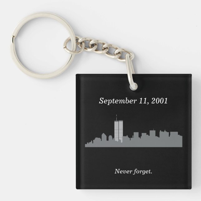 9/11 Vector Memorial Keychain (Front)