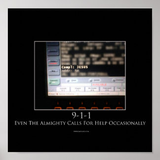 9-1-1 Affiche motivationnelle
