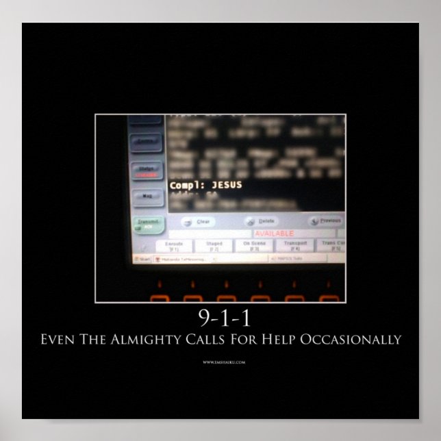 9-1-1 Motivational Poster (Front)