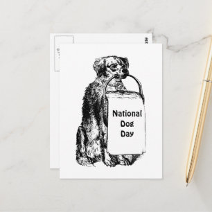 9/21-27 National Dog Week Postcard
