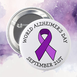 9/21 World Alzheimer’s Day 2 Inch Round Button