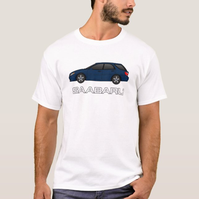 9-2X linear dark blue T-Shirt (Front)