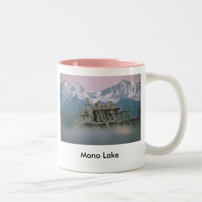 9. 300-100 Sand Tufa & Blurred Surround 7-98, 9... Two-Tone Coffee Mug (Right)