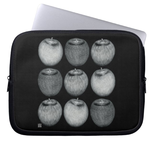 9 apples laptop sleeve (Front)
