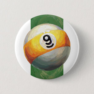 9 ball 2 inch round button