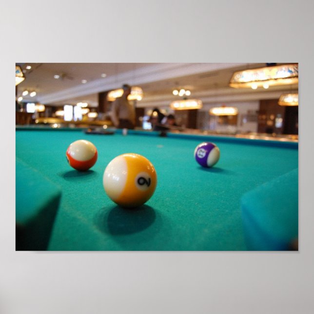 9 ball - corner poket poster (Front)
