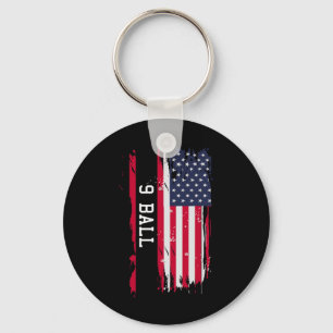 9 Ball Keychain