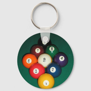 9 Ball Keychain