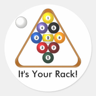 9-ball Rack stickers