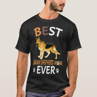 9 Best German Shepherd Mom Ever 441 T-Shirt