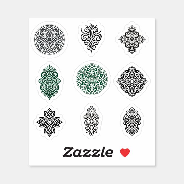 9 Celtic Designs-Cut Vinyl Sticker (Creator Uploaded)
