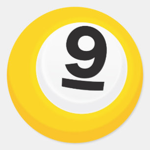 9 CLASSIC ROUND STICKER