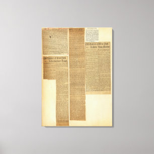 9 Clippings Canvas Print