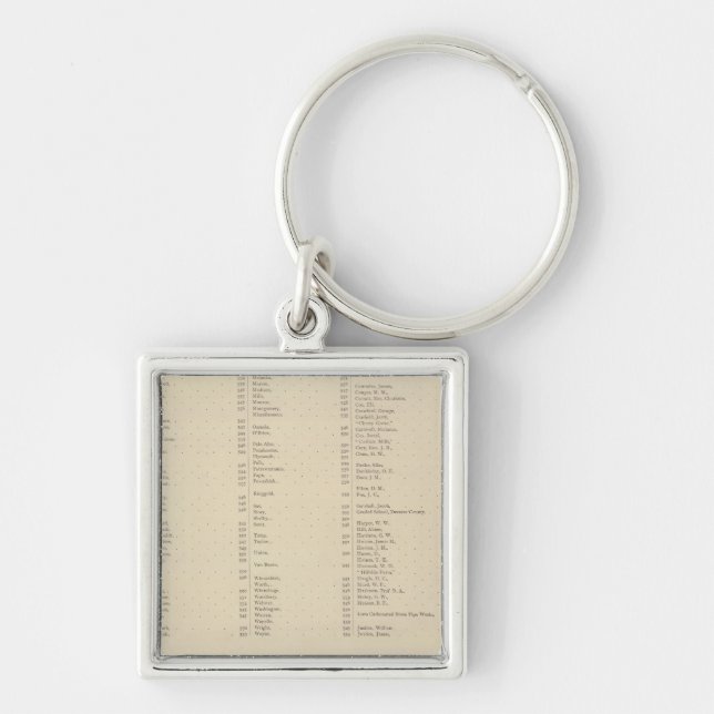9 Congressional Districts Keychain (Front)