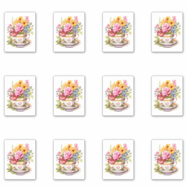 9 Cup of Flowers (Front)