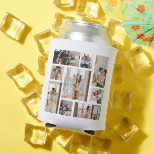 9 Custom Photo Collage Can Coolers