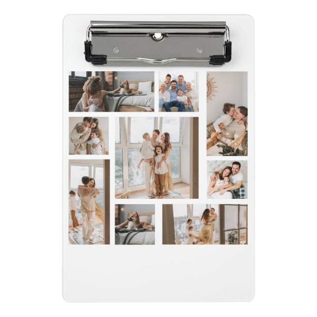 9 Custom Photo Collage Clipboards & Form Holders (Front)