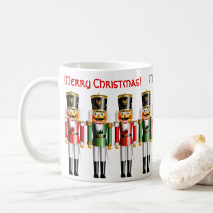 9 Funny Red And Green Xmas Nutcrackers Coffee Mug