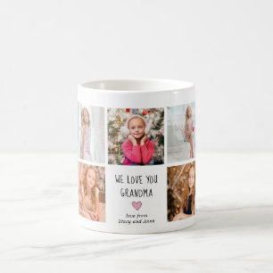 9 Grandchildren Photo We Love You Grandma Mug