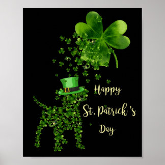 9 Irish Dog Shirt - Funny Ireland Dog Lover Saint  Poster