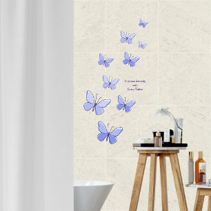 9 Light Blue Butterflies to Create a Flutter