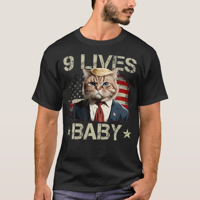 9 Lives Baby T-Shirt (Front)