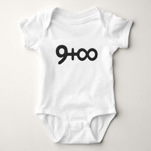 9+∞, one single mind. baby bodysuit (Front)