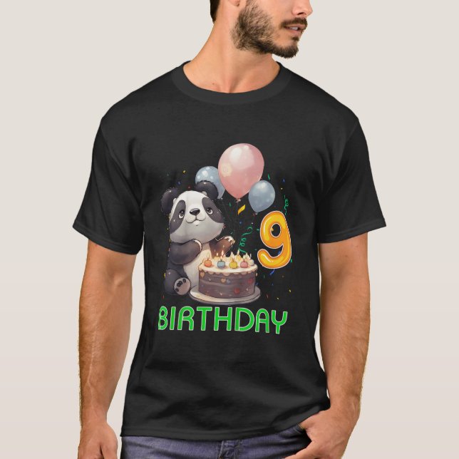 9 Panda 9Th Panda T-Shirt (Front)