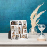 9 Photo Collage Template Personalize plaque<br><div class="desc">Introducing our personalized photo collage tabletop plaque with easel - the perfect way to showcase your favorite memories in style! Whether you're celebrating a graduation, honoring family, cherishing friends, or remembering a vacation trip, our custom photo plaques are the ultimate way to commemorate any occasion. Our photo plaques are available...</div>