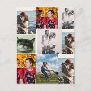 9 Photo Custom Personalized Collage Postcard