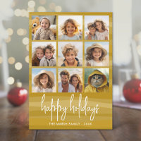 9 Photo Organic Gold - Christmas Happy