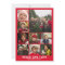 9 Photo Retro Stripe Christmas Red Peace and Love
